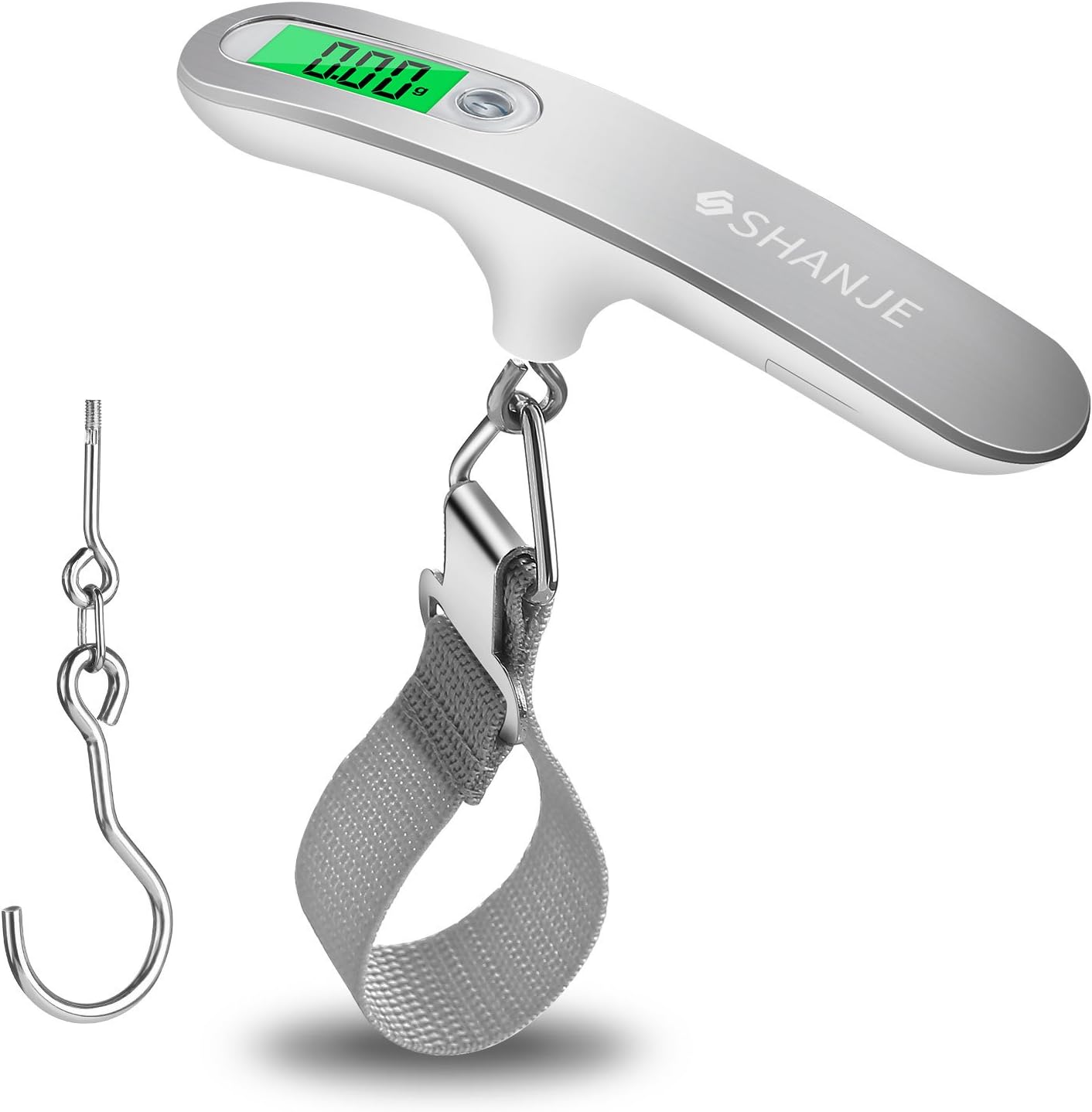 SHANJE Luggage Scale 110 Lbs High Precision Travel Digital Hanging Scales 50kg with Hook Amazon