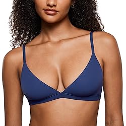 INLYRIC Women's Inbarely Triangle Bralette Plunge