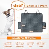 JOEJOY Dog Car Seat Cover Waterproof Backseat Protector Non-Slip Universal Fit view 2
