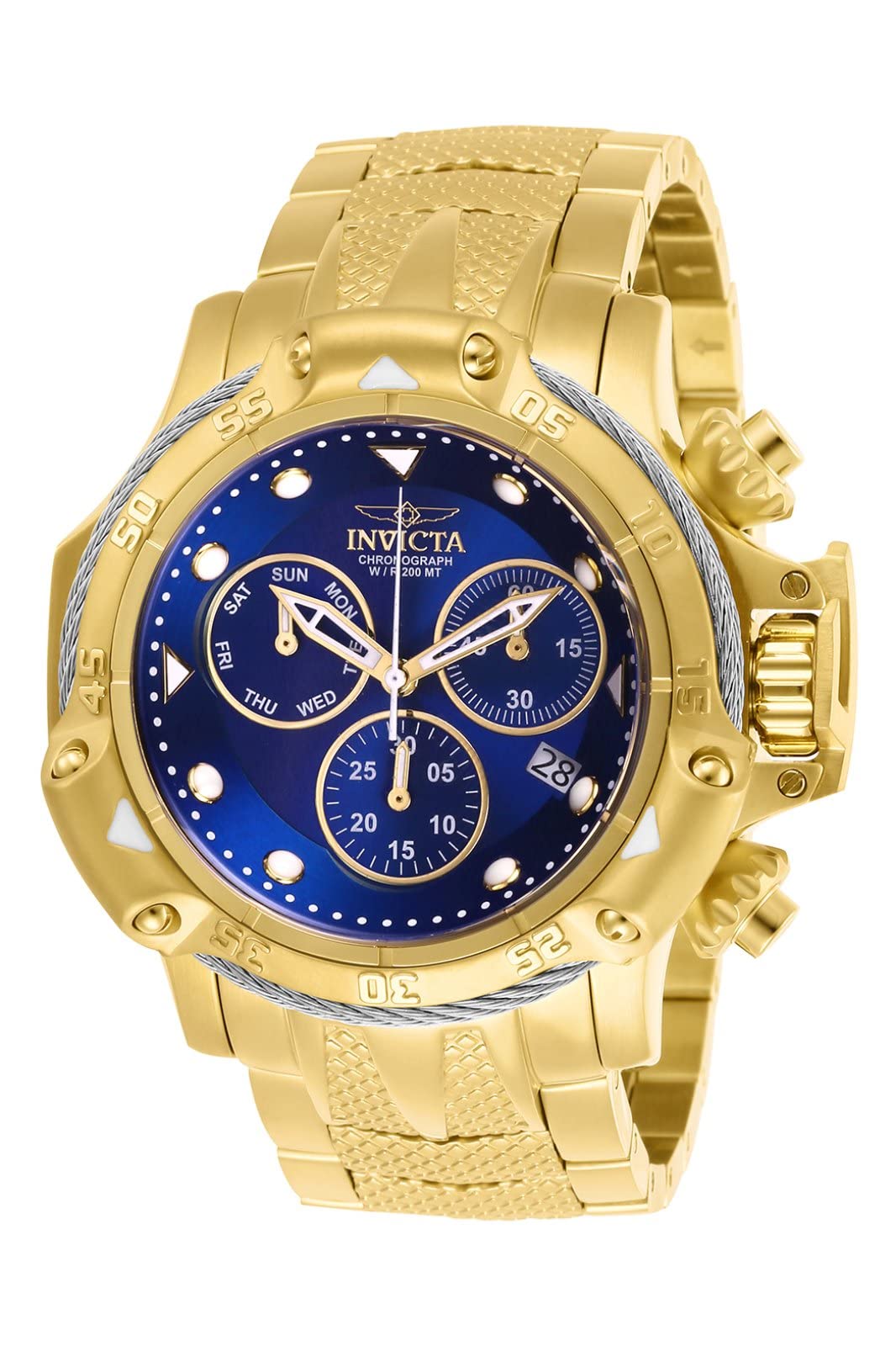 Invicta Men Subaqua Quartz Watch, Gold, 26726