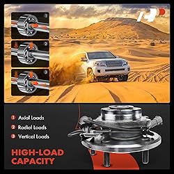 A-Premium Front Wheel Bearing and Hub Assembly with