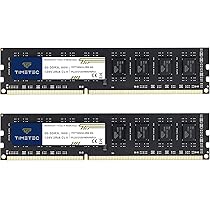 Timetec 16GB KIT (2x8GB) DDR3L/DDR3 1600MHz Desktop Memory RAM
