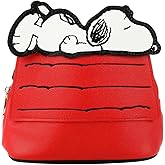 Bioworld Peanuts Snoopy House Red 7.75" Dome Crossbody Bag