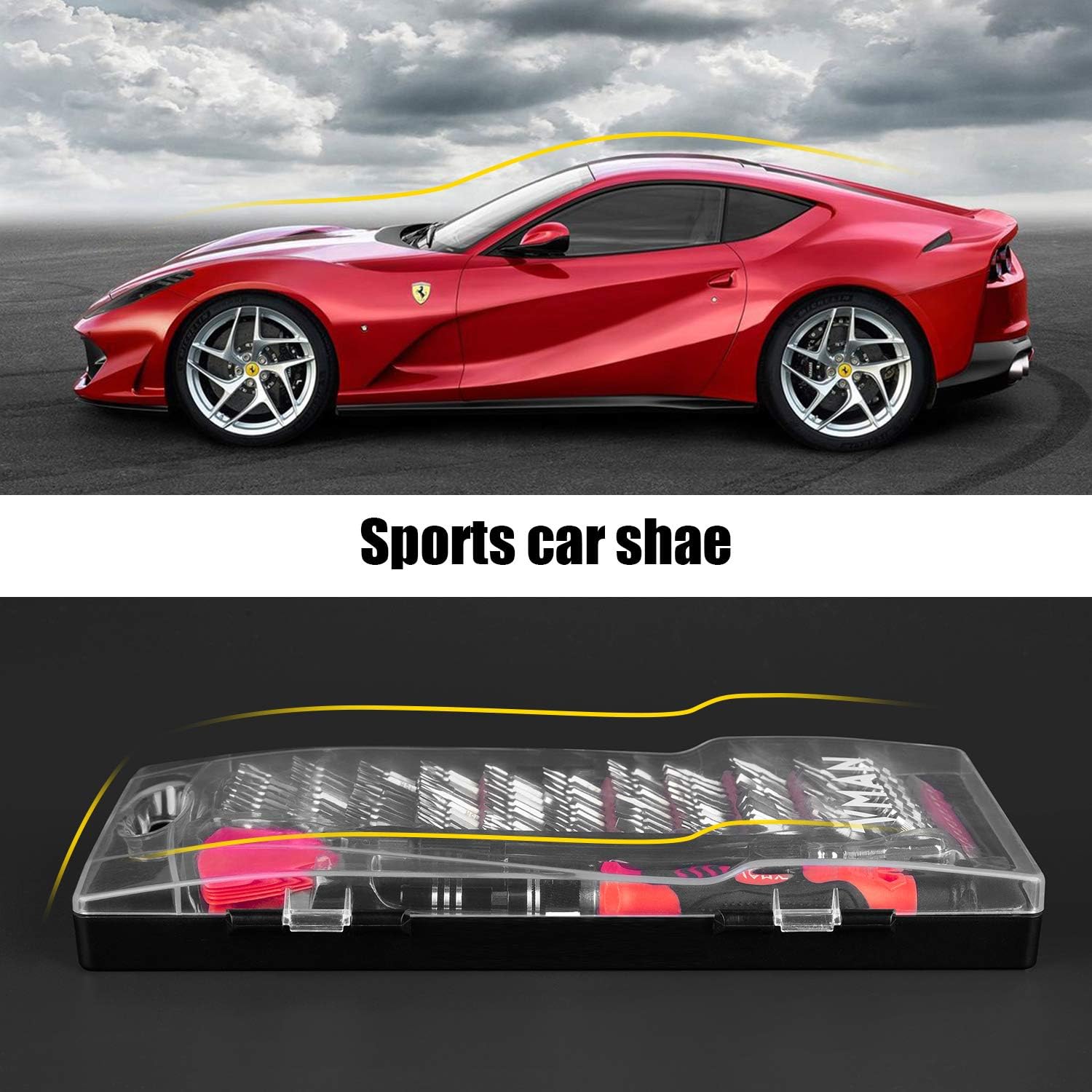 VMAN 2020 New 122 in 1 Precision Screwdriver Set, Mini Screwdriver Set, Magnetic Screwdriver Set for Electronics, Repair tool set for Mobile Phone, Watch, MacBook, Jewelry, Ipad, Game Console: Home Improvement