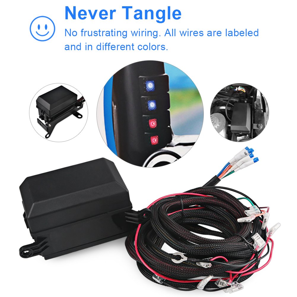 WATERWICH 6 Gang Switch Panel Electronic Relay System Circuit Control