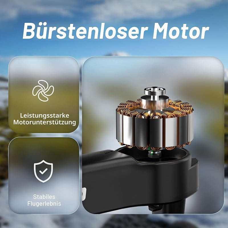 F417PRO Mini Drohne mit 1080 HD Kamera LCD Bildschirm Fernsteuerung,Bürstenloser Motor,Type‑C Aufladung,Fluggerät unter 249g,Spielzeug Drohne für Erwachsene Kinder Anfänger,Geschenk für Jungen Mädchen