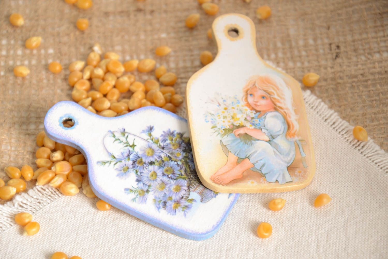 2 imanes hechos a mano elementos decorativos souvenirs originales ...