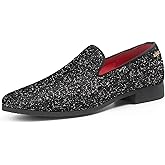UUBARIS Mens Dress Loafers Tuxedo Suit Slip on Shoes