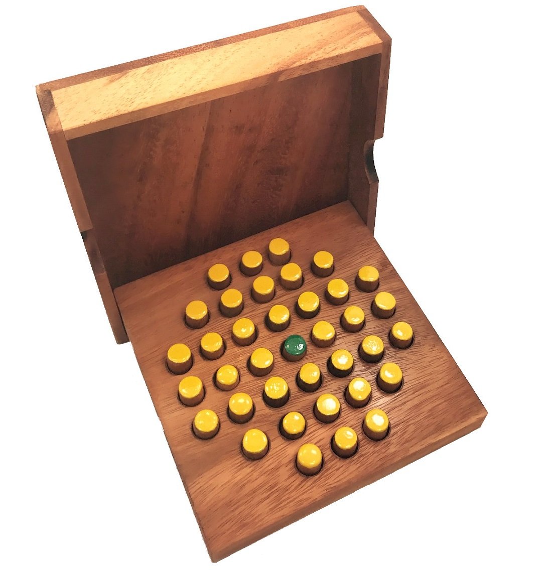 Solitaire Pegs Strategy Wooden Game Games Solitaire Puzzles