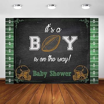 football baby shower centerpieces