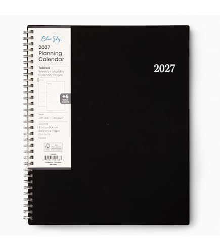 Amazon.com : Blue Sky 2027 18 Month Monthly Planner Calendar, July