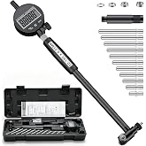 HDLNKAK Digital Dial Indicator Bore Gauges Set (2"-6"/0.0005")- Black | Cylinder Bore Gauge with Carbide Anvils, Self-Centering, LCD Digital Display for Engines Cylinder Measurement or Machinists