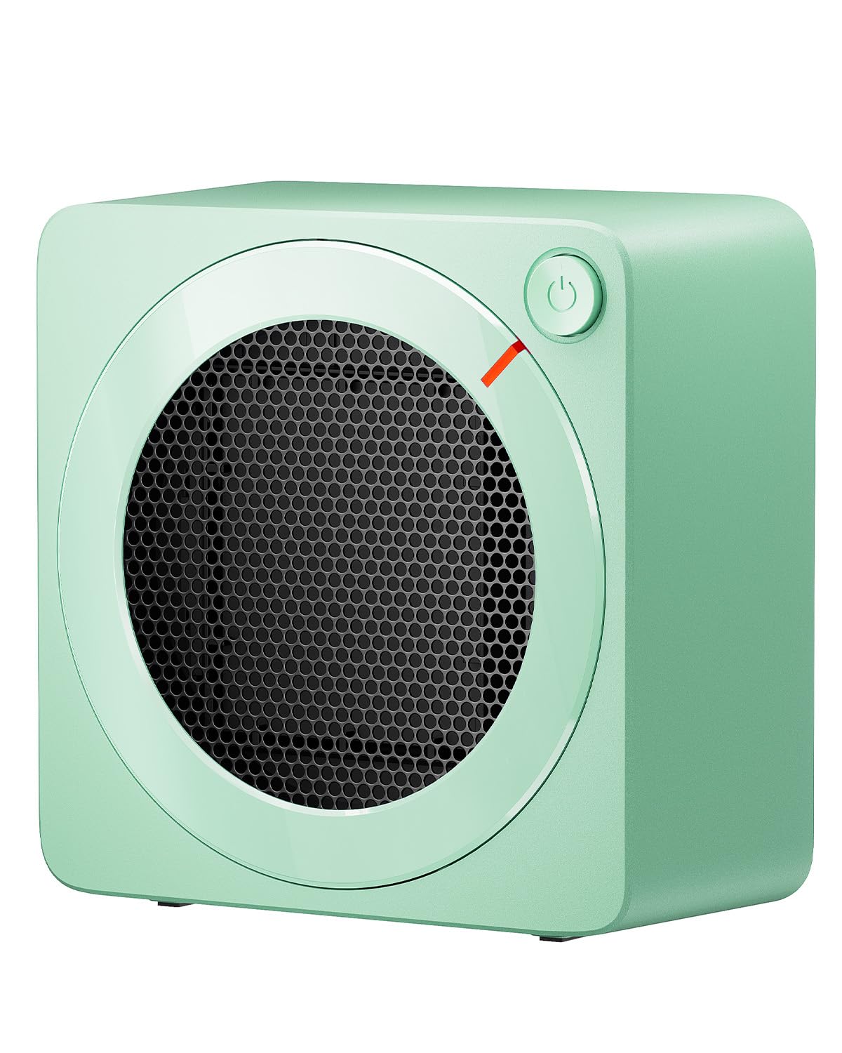 Photo 1 of Gaiatop Mini Space Heater, Lightweight PTC Ceramic Fast Heating 500W Energy Efficient for Indoor Use, Overheating & 45° Tip-Over Protection, Portable Desk Electric Heaters for Office Home Green