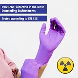 Meditrade Nitrile Viola Examination Gloves Large 8-85 Violet Powderfree view 6