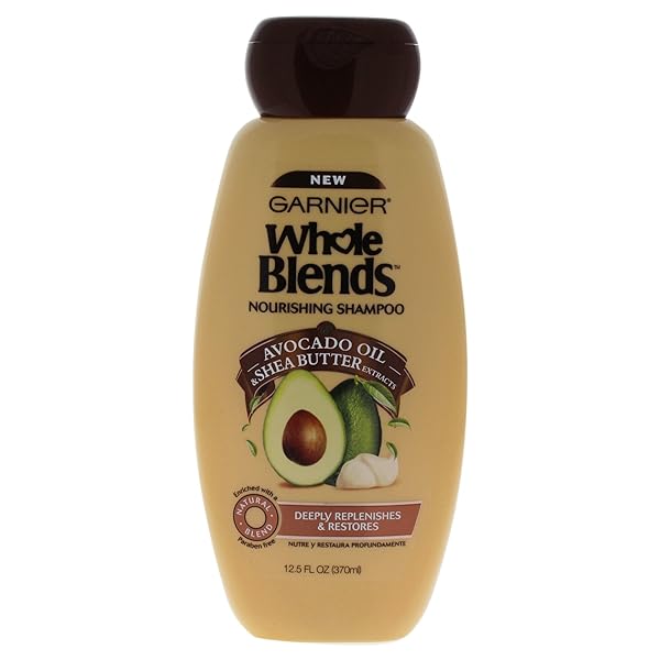 GARNIER WHOLE BLENDS NOURISHING SHAMPOO WITH AVOCADO OIL...