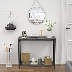 Ecoprsio Console Table Sofa Table with Mesh