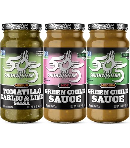 Amazon.com: 505 Southwestern Tomatillo Garlic & Lime Salsa, 16