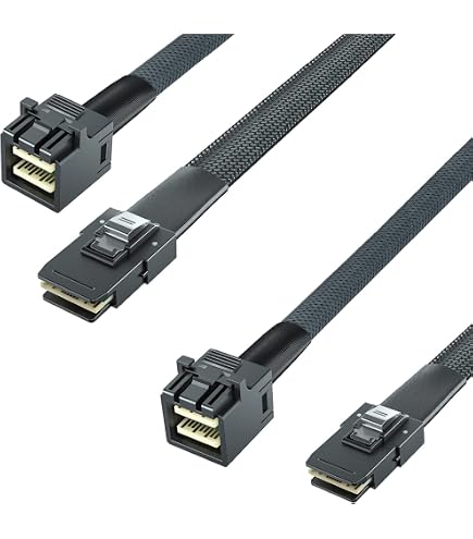 MOUDOAUER Mini SAS 36P SFF-8087 to 4 SFF-8482 HDD Connectors (SATA