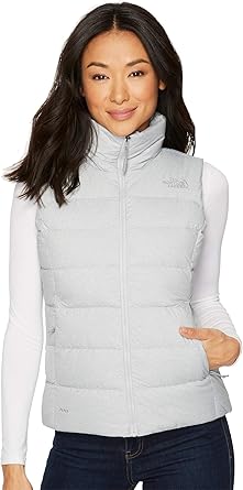 north face white puffer vest