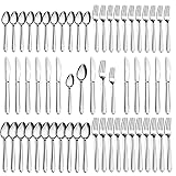 Pleafind 60-Pcs Silverware Set Service for