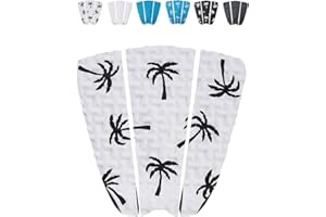 Ho Stevie! Premium Surfboard Traction Pad - Foot Won't Slip - 3 Piece, Full Size, Maximum Grip, Strongest 3M Adhesive