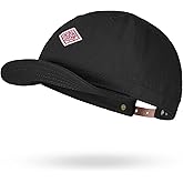 Croogo Soft Short Brim Baseball Cap Cotton Trucker Hat Men Adjustable Flat Strapback Dad Hats Flip Up Short Bill Cap Unisex