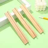 Healifty 10pcs Wooden Letter Tile Racks Stands for DIY Crafts & Early Education view 9