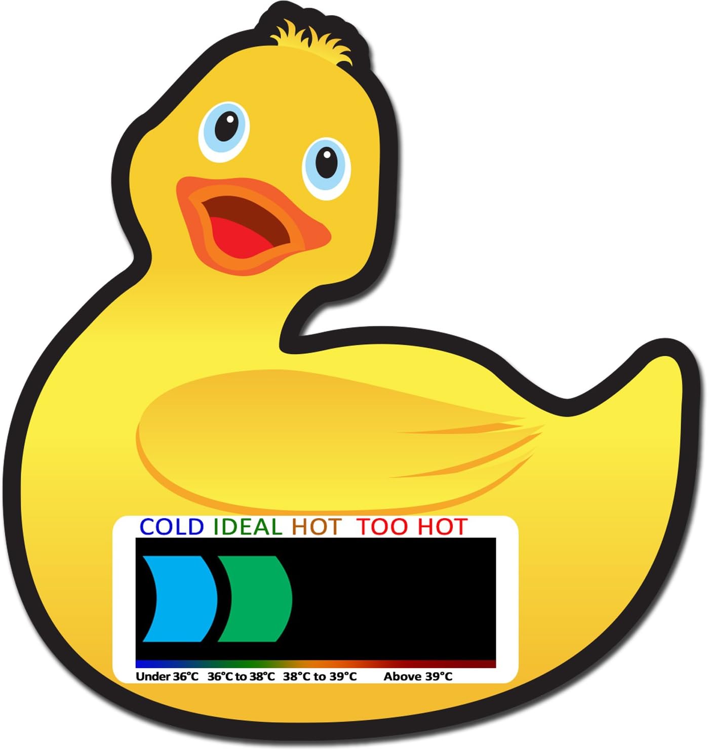 baby bath temperature duck
