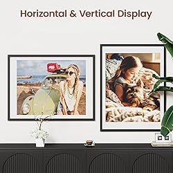 Heimlove 18x24 Picture Frames with Mat to Display