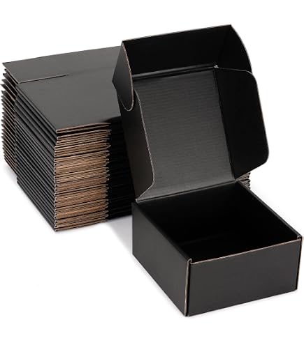 6x6x3 Corrugated Cardboard Shipping Boxes – 25 To 200 Pack, Kraft Mailers For Small Items