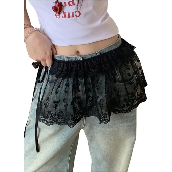 スカート Pasterip sheer middle layeringskirt Layering sheer skirt & gloves set | Pasterip(パセリ