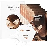 SKIN1004 Madagascar Centella Probio-Cica Nourishing Mask, Valentine Gifts, Face Masks Skincare for Skin Barrier Repair, Hydrating Facial Mask for Nourishing, Korean Skin Care, 0.84 oz / 23ml * 5ea