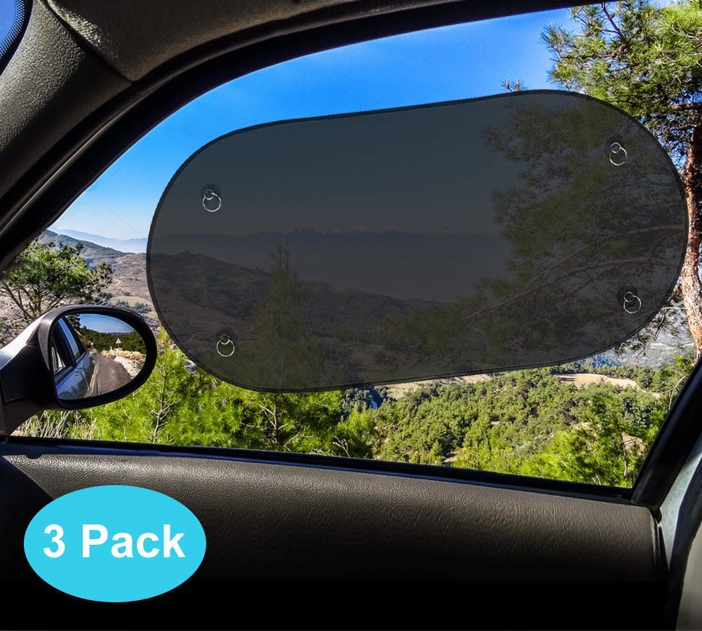 車サンシェード3パック 背面mblai車のウィンドウシェード車サイドとwindows 最大のuvプロテクター赤ちゃん子 B071lqdtft サンシェード 破格値下げ Start Ukraine Com