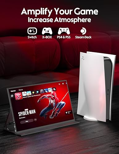 ZSCMALLS 16'' 144Hz Portable Gaming Monitor for Laptop, 2560P