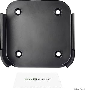Eco-Fused Wall Mount Compatible with Apple TV 4 / Apple TV 4K - Holder Bracket Frame Easy to Install - Simply Attach, Insert and Connect