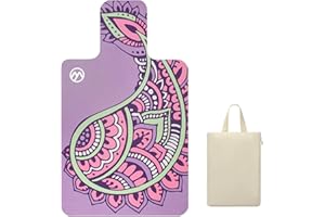 MicaYoung Pilates Reformer Mat Cover Non-slip for Pilates Reformer Workout 1mm/0.04" Thick with Carry Pouch, Purple