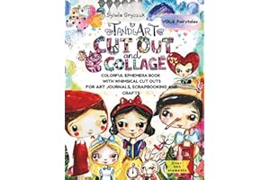 TandiArt Cut Out & Collage - Volume 6: Whimsical Fairies, Fairytales Characters, Enchanted Elements & Magical Backgrounds for