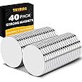 TRYMAG Magnets, 20 x 2mm Super Strong Neodymium Disc Rare Earth Magnets, Small Round Refrigerator Magnets for Fridge, Crafts, Office, Whiteboard, Dry Erase Board, Cabinets