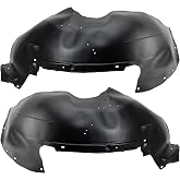 TRQ Front 2 Piece Inner Fender Liner Set | For 01-06 Chevrolet Silverado GMC Sierra 2500 HD 3500 HD 07 Classic Driver &amp; Passenger Side
