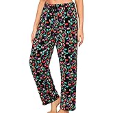 ENJOYNIGHT Women Fleece Pajama Pant Fluffy Sleep Bottoms Plush Lounge Sleep Pants