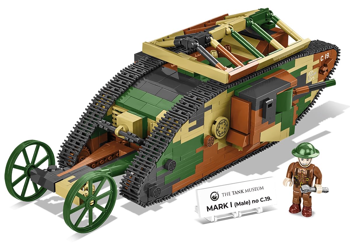 Mark I (Male) no C.19, standard size, Camouflage, 11.2" x 5.12" x 3.54"