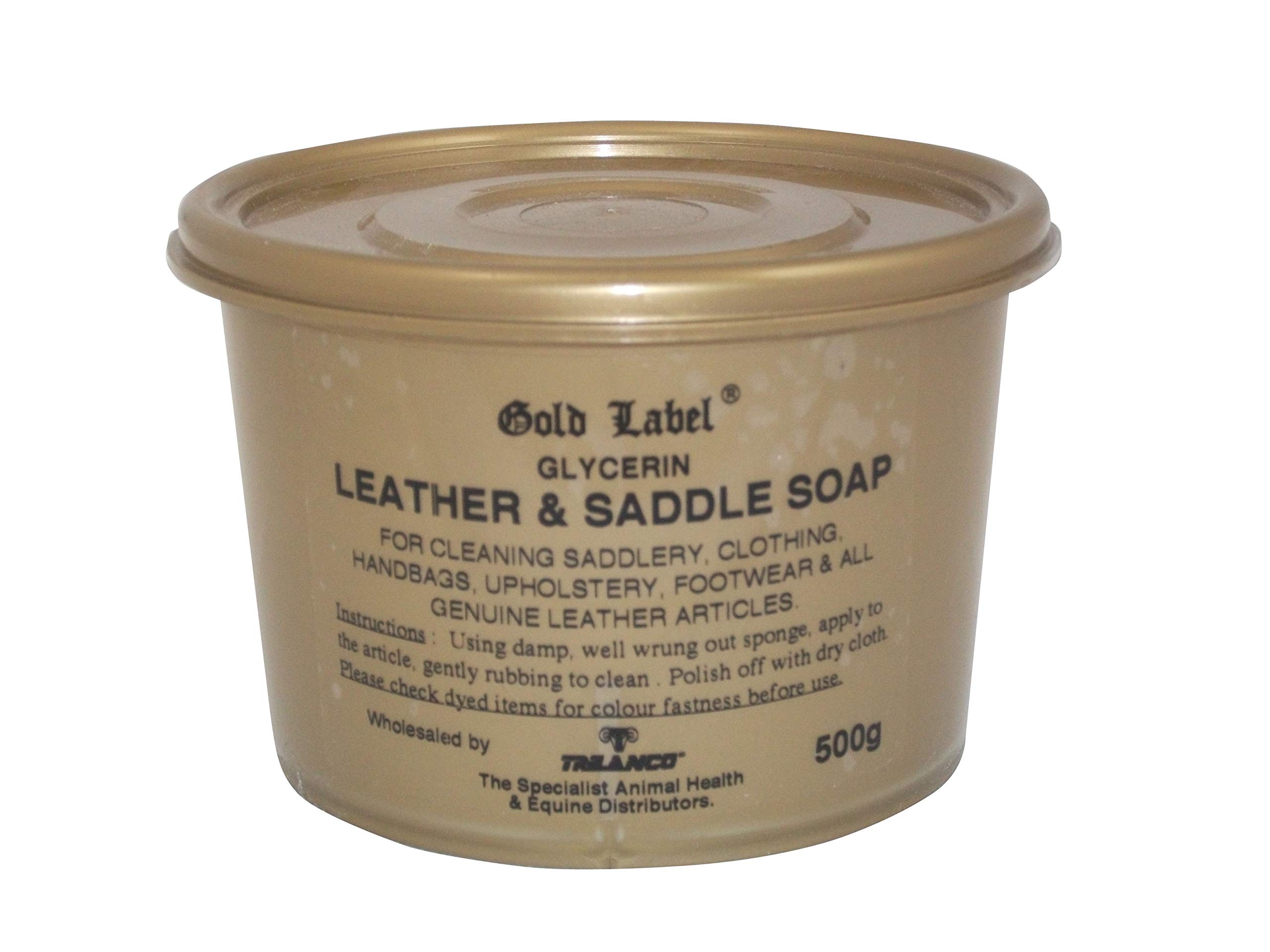 Gold Label Unisex's Herbal Health Glycerin Leather And Saddle Soap, Clear, 500 g