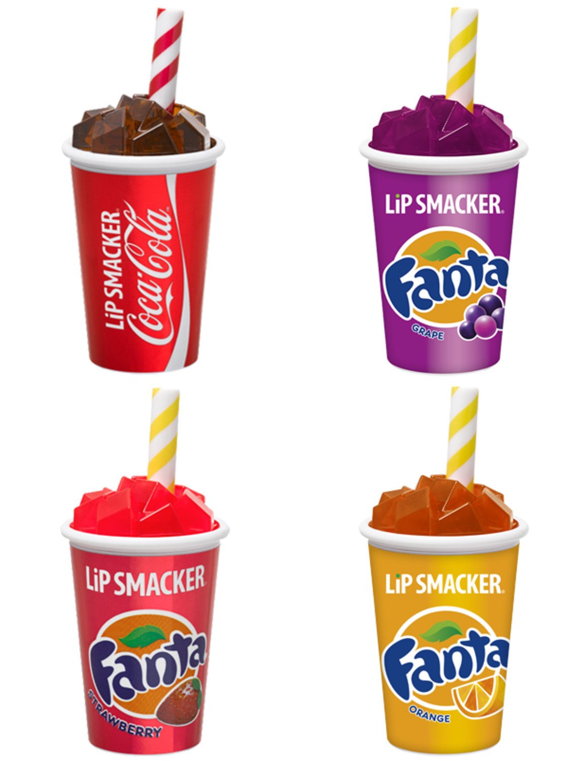 Lip Smacker Lip Balm Collection, Coke Cup, 4 Count Beauty
