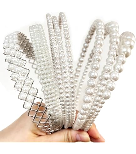 6 Pearl Headbands Set New ✨✨with Gift box ? ?? Amazon.com : OAOLEER 6 Pack Pearl Headbands for Women with  main image 2