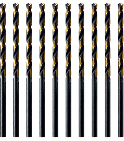 HSS M35 Twist Drill Bits 1.0-13.5mm Straight Shank Hole