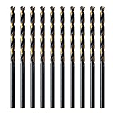 MAXTOOL No.28 10pcs Identical Jobber Length Drills