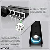 NECILO 800mm Bottom Mount Concealed Drawer Runners 120 kg Full Extension view 6
