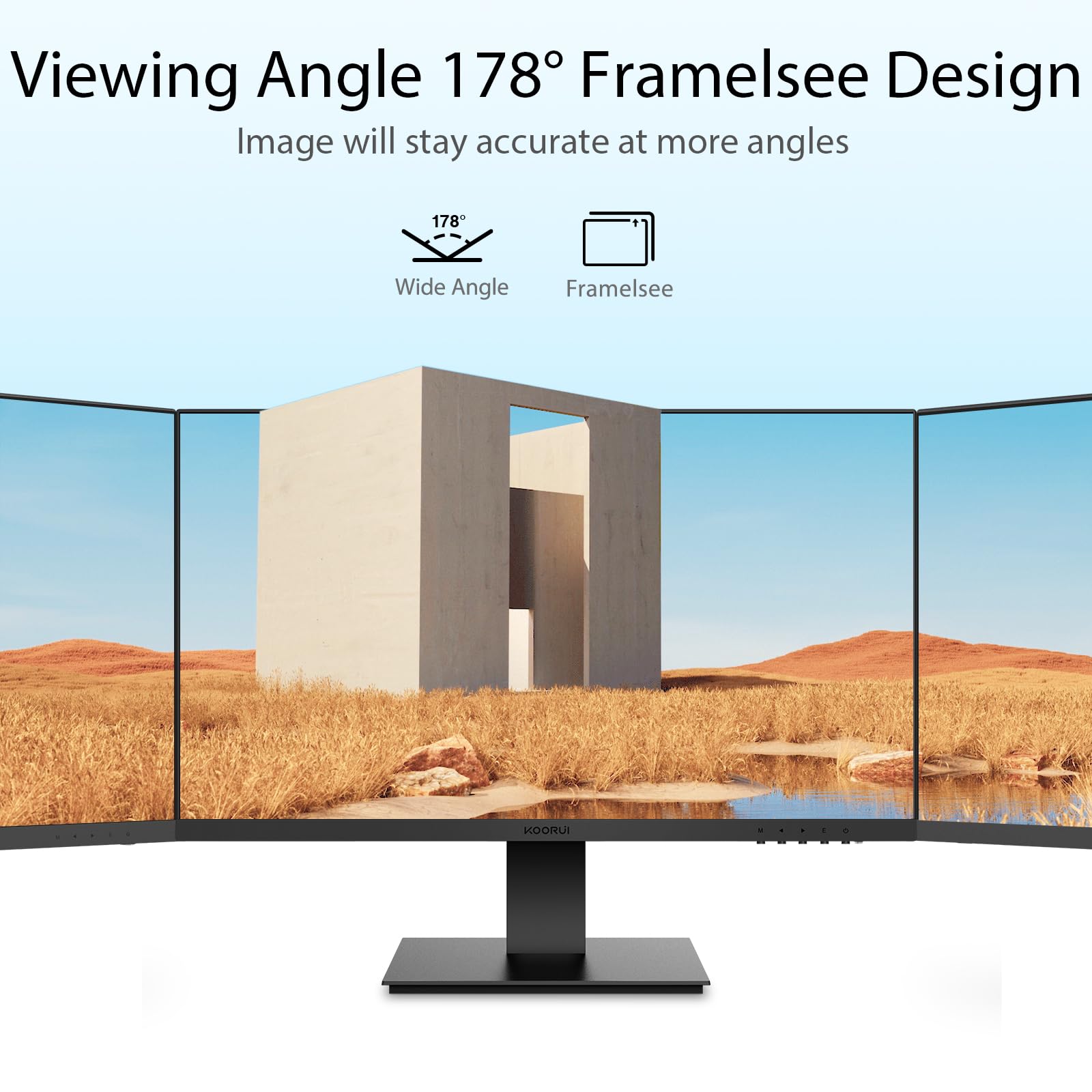 Mua KOORUI 24-inch Computer Monitor Full HD 1920 x 1080p VA Display ...