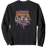 Dungeons &amp; Dragons Retro Characters Action Pose Sweatshirt
