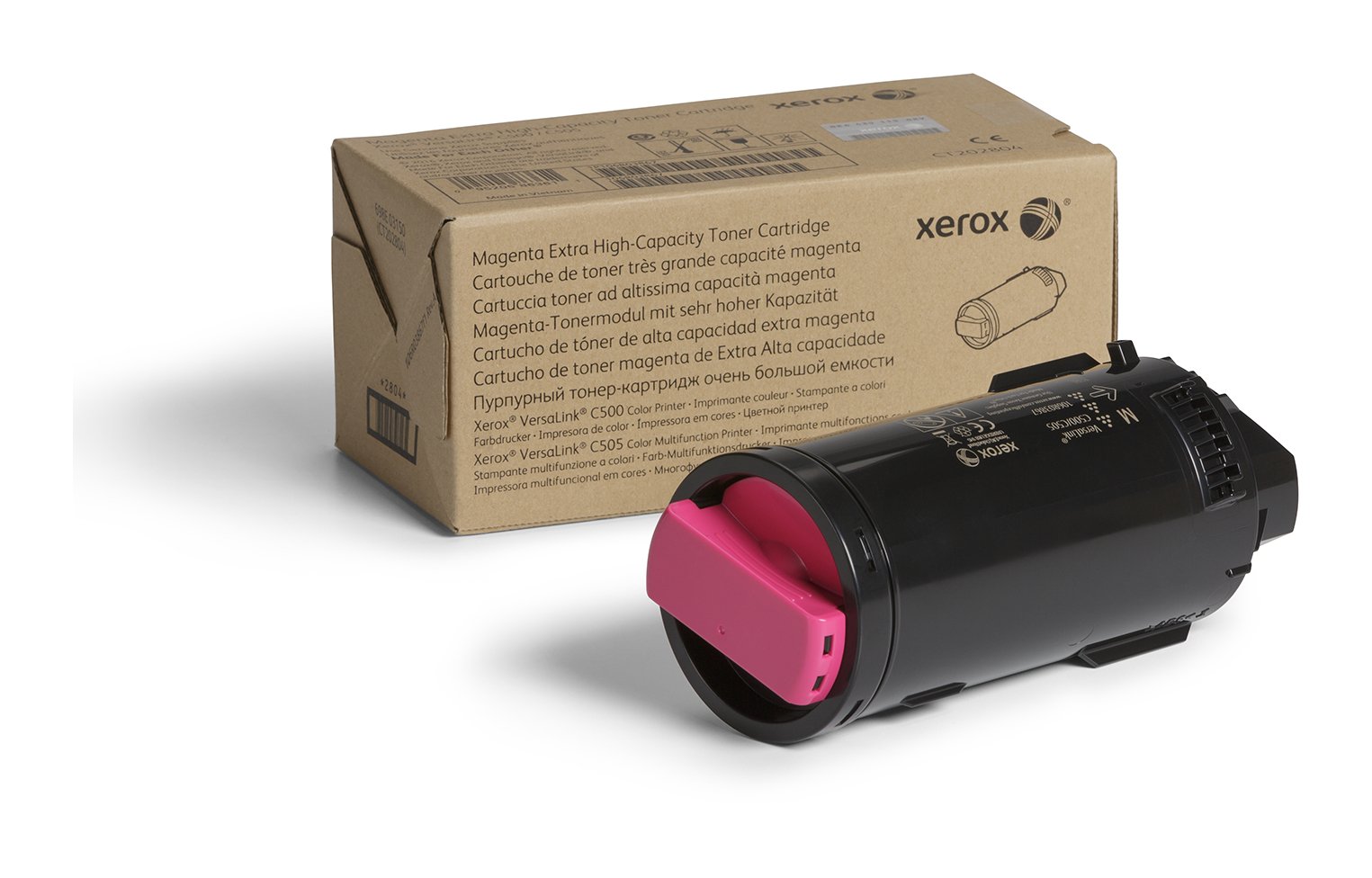 Xerox Genuine VersaLink C500 / C505 Magenta Extra High Capacity Toner Cartridge (9,000 pages) - 106R03874